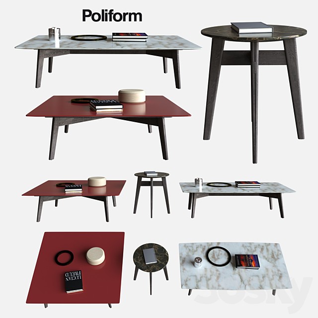 POLIFORM COFFEE TABLES BIGGER
