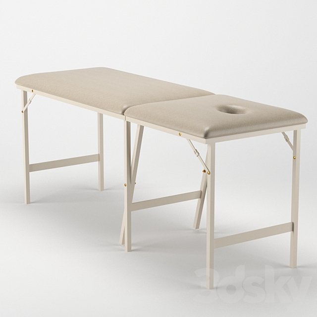 A massage table