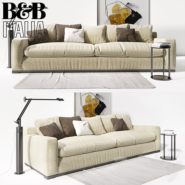Sofa B & B Italia Imprimatur with pillows