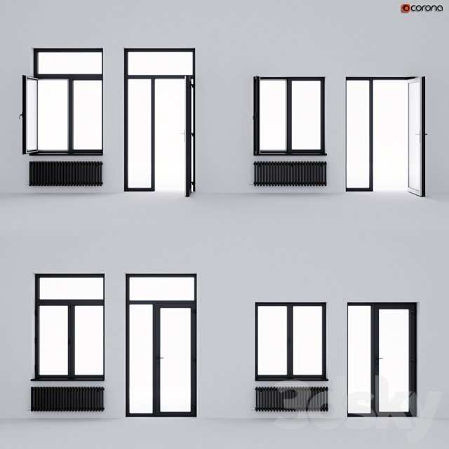 Aluminum window and balcony door ALUMIL