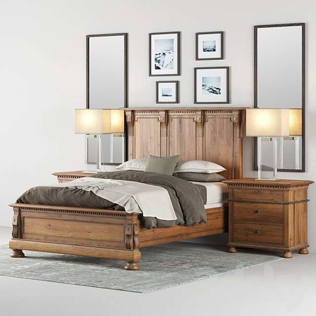 Restoration Hardware ST.JAMES PANEL BED