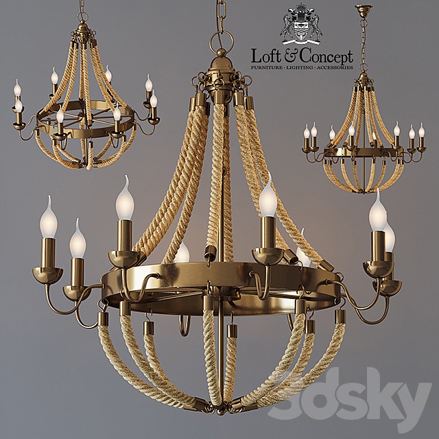 Chandelier Rattan Chandelier Metall 8 Loft Rope Light