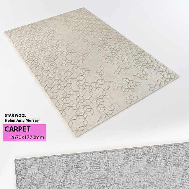 carpet STAR WOOL Helen Amy Murray