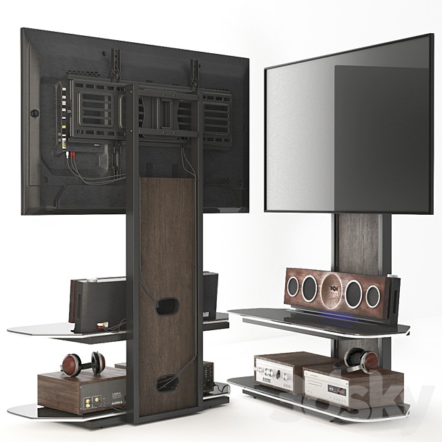 Television stand, acoustics.