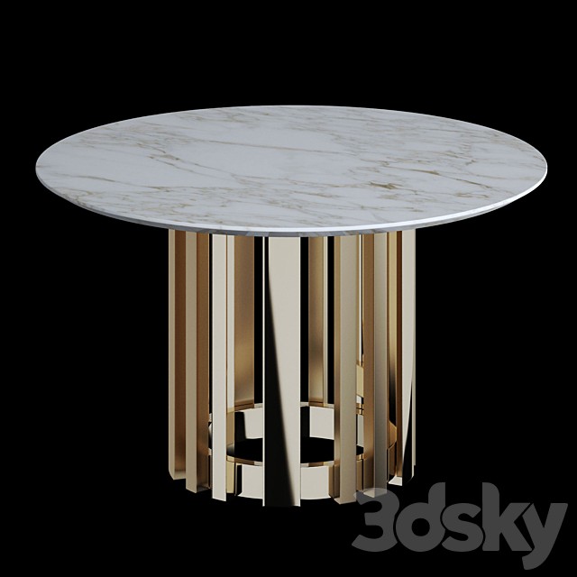 Circle Dining table e'NIGMA-code