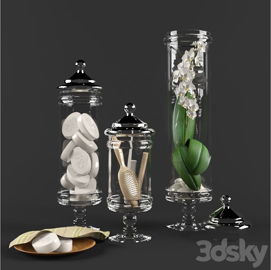 decoration,bathroom,vase,flowers,orchid,soap bar,hairbrush,napkin