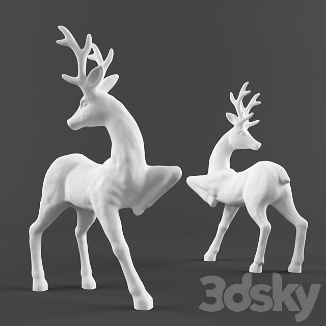 Sculpture Deer-2