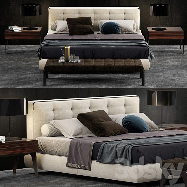 Minotti Bedford Cover Bed