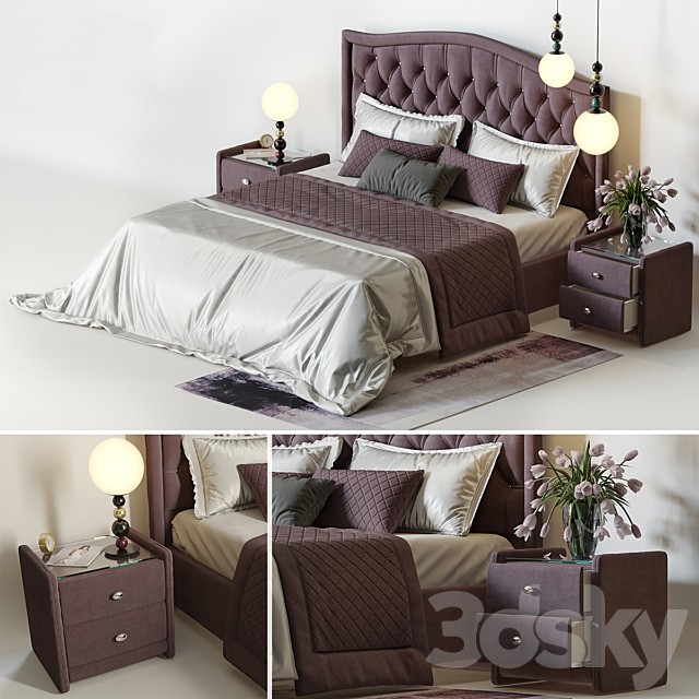 Bedroom Askona, fixtures from the designer Fredrik Mattson