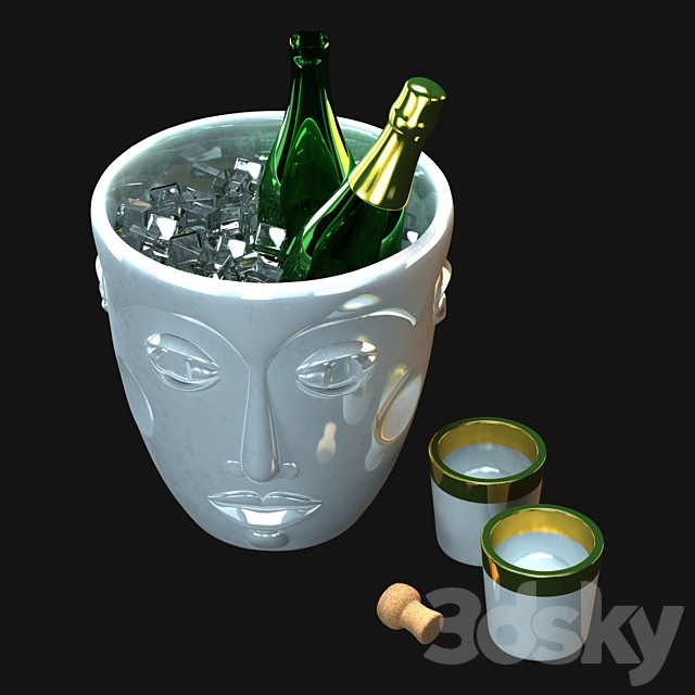 Faces- Champagne coolers by Sieger