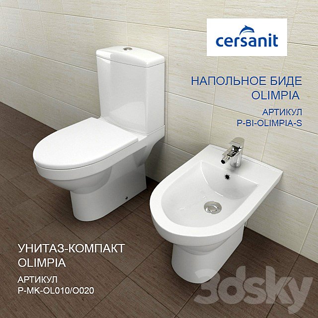 Toilet + BIDET Cersanit OLIMPIA