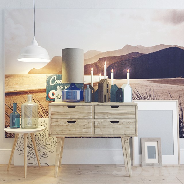 Decorative set. Scandinavian style