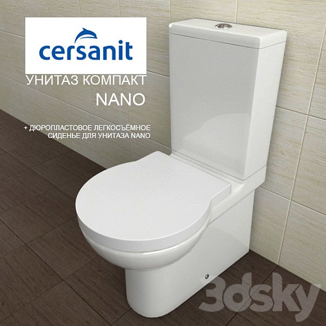 Toilet bowls COMPACT Cersanit NANO