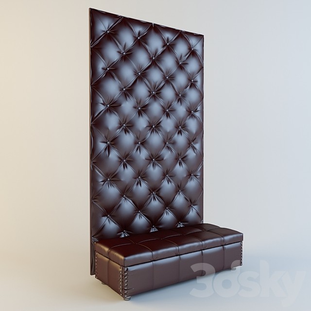Pouf, wall padding