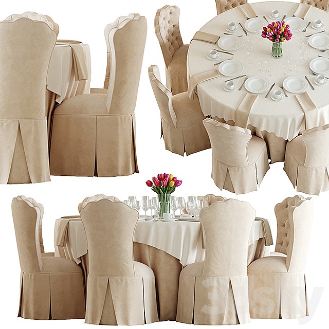 HORCHOW Allison Tufted Vanity Chair