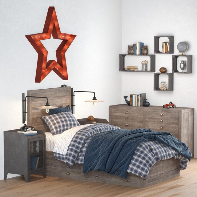 WELLER STORAGE BED, Restoration Hardware