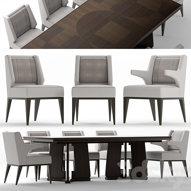 Table and chairs baker DINING CHAIR