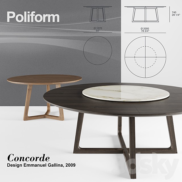 Poliform Concorde set 1