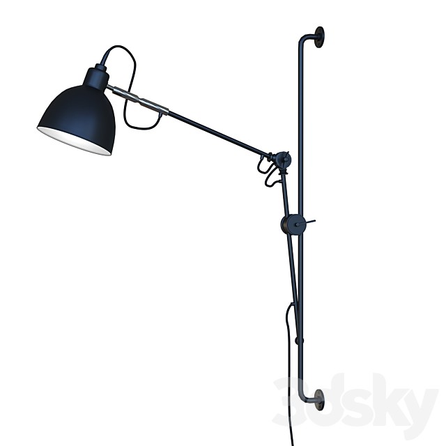 Newrays adjustable antique industrial swing arm wall lamp