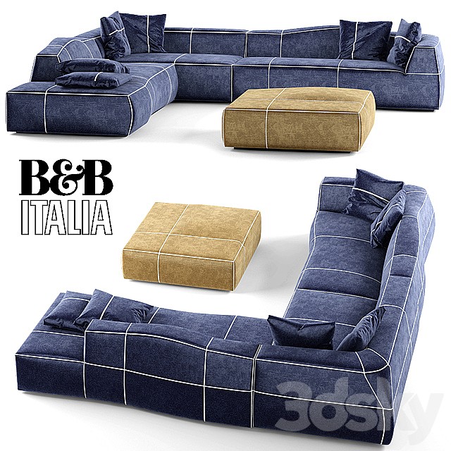 modular sofa b & b bend sofa