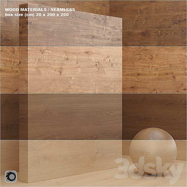 Material wood / veneer (seamless) - set 16