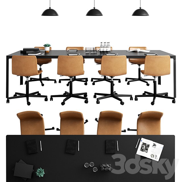 Fredericia Pato Chair & Mesa Table
