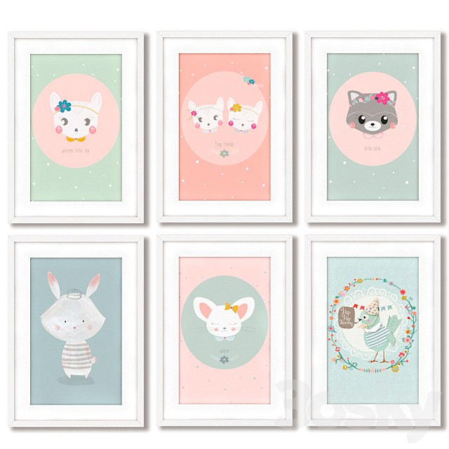 Posters for the decoration of the children's room.