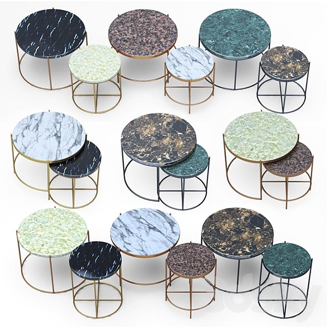 Marble table set