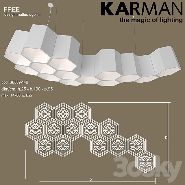 Ceiling suspended Karman FREE