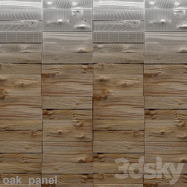 Oak panel