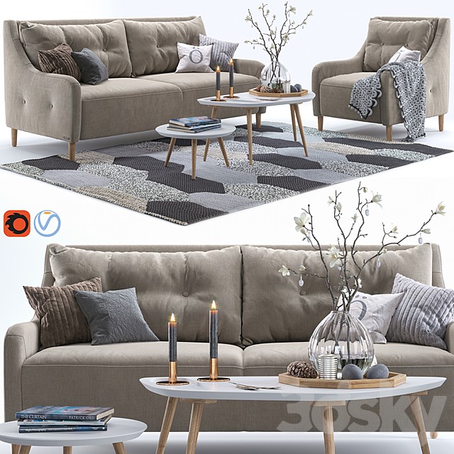 Jenson armchair and sofa # 2