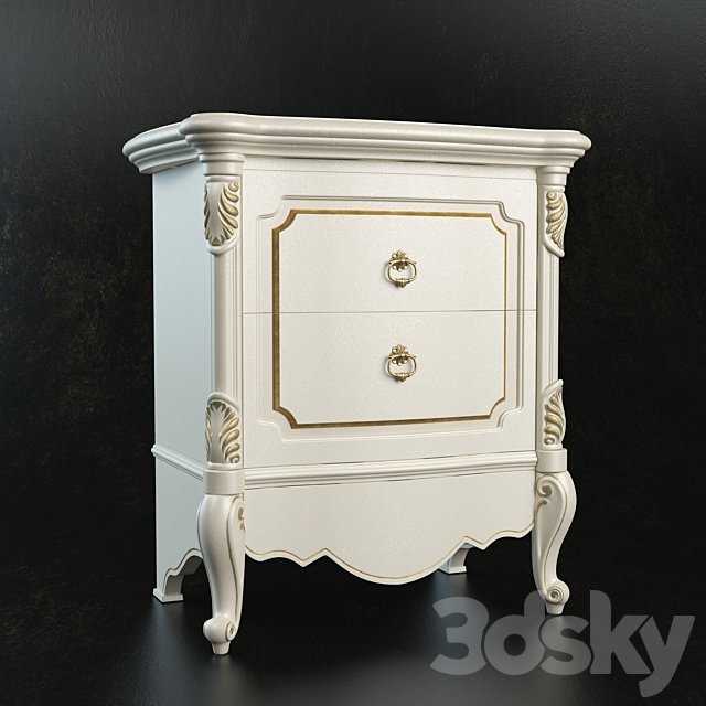 Nightstand Treci Cecchini Victoria Stucco
