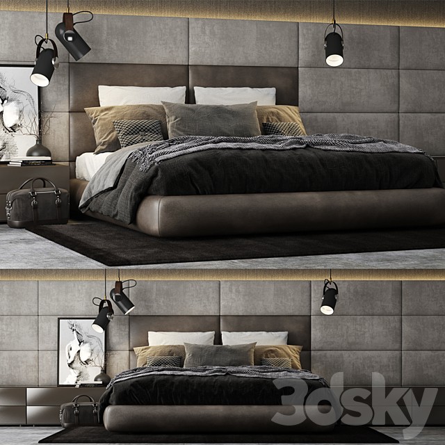 Poliform Dream Bed Headboard