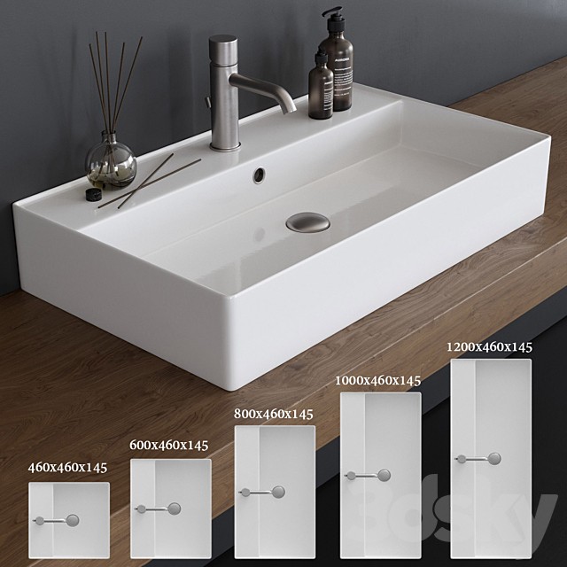 Scarabeo Ceramiche Teorema 2.0 washbasin