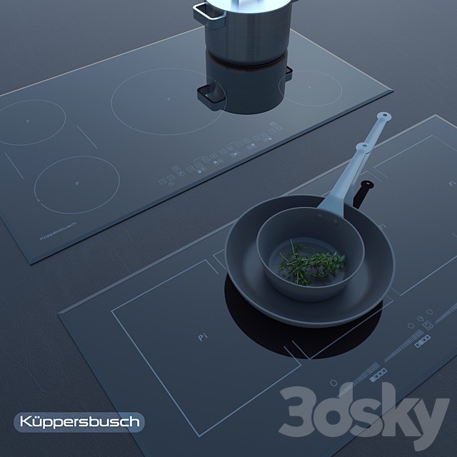 kueppersbusch hob, Induktion - Gas