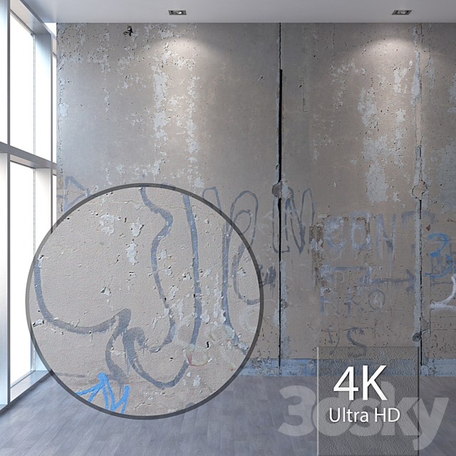 Concrete wall 311 (graffiti)