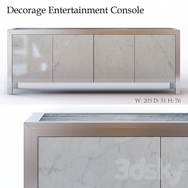 Bernhardt Decorage Entertainment Console