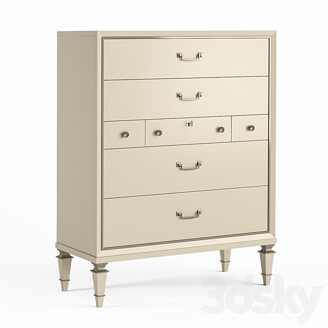 Chest of drawers Pearly White Caracole