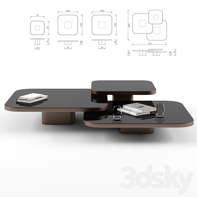 ClassiCon Bow Coffee Table