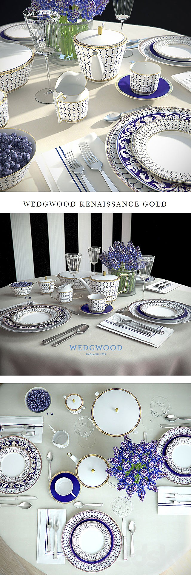 Wedgwood Renaissance Gold - Serving