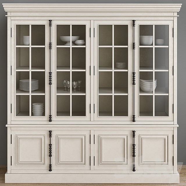 Restoration hardware hutch dining room