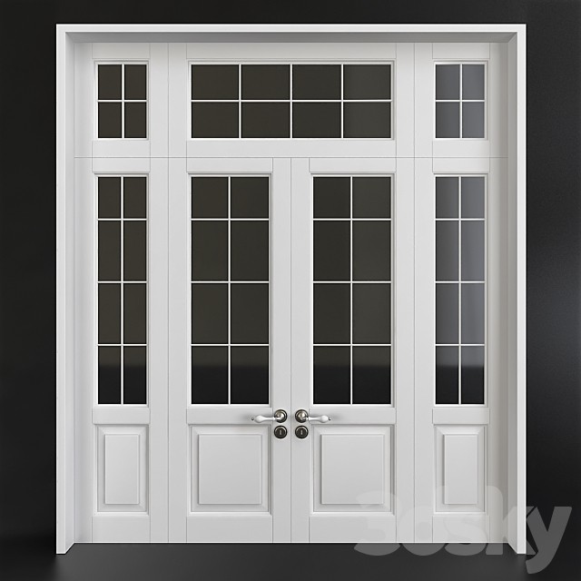 Classic wooden door