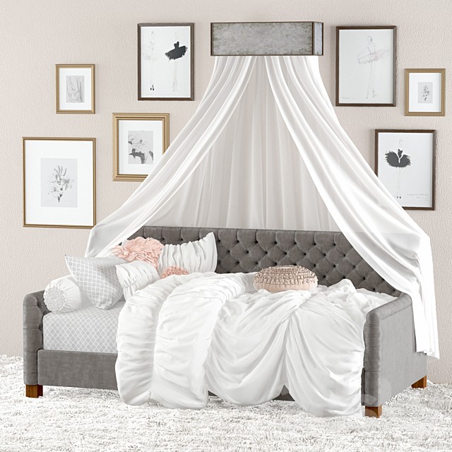 Devyn Tufted Velvet Daybed , Restoration Hardware