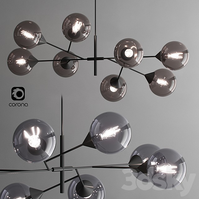 Giorgetti Kendama 8 lamps