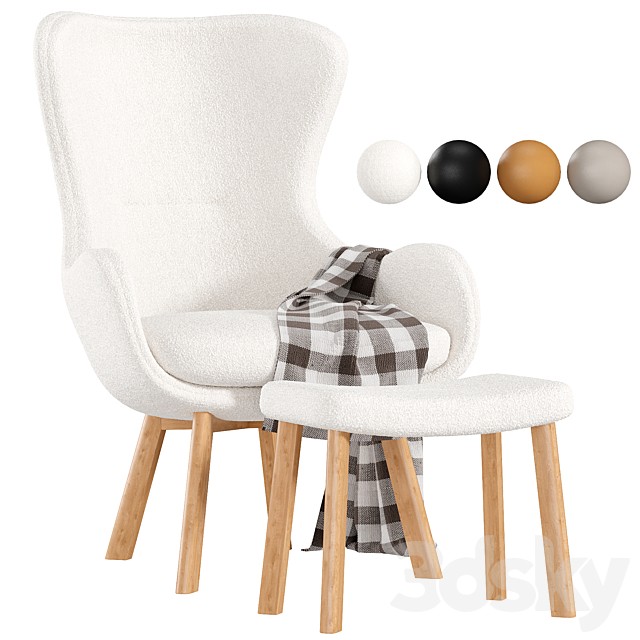 Armchair Teddy wing from westwing