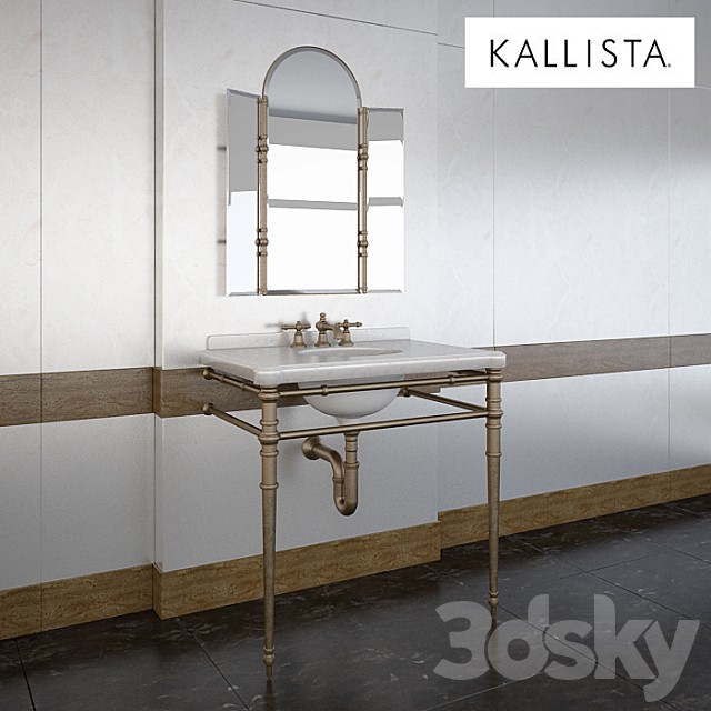 INIGO BY MICHAEL S SMITH CONSOLE TABLE LEGS WITH TOWEL BAR