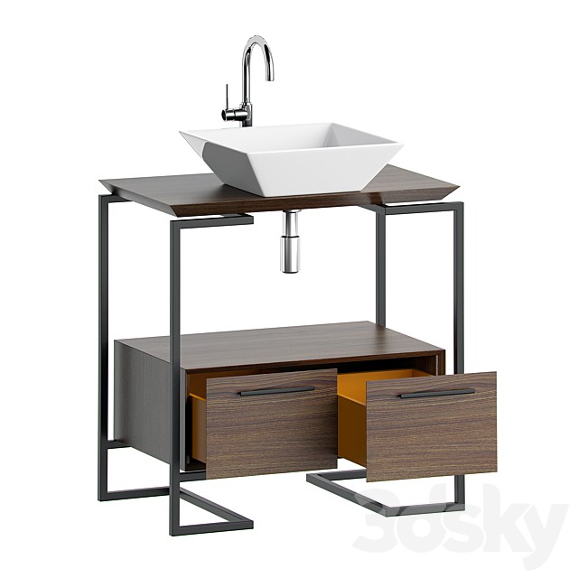 Cabinet with a sink in the bath MOBO ARIYA