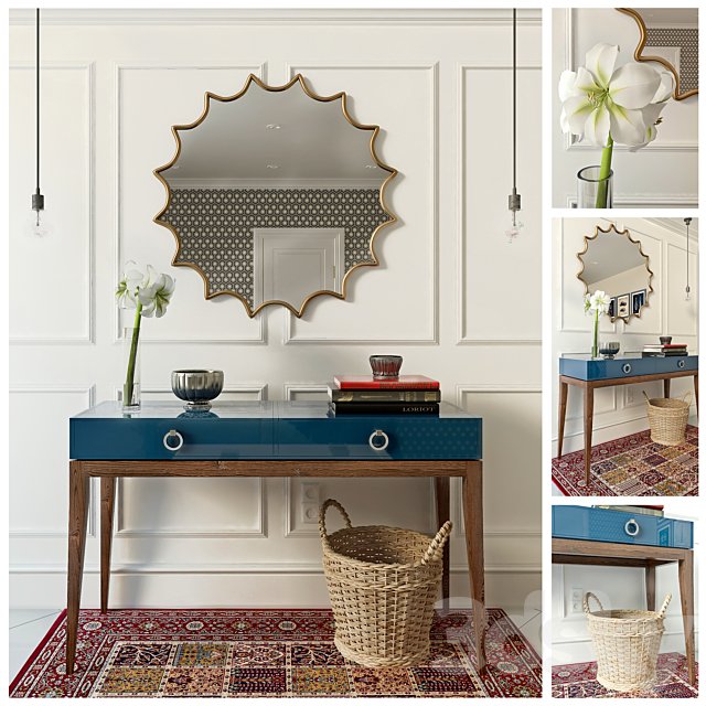 Decor set with basket