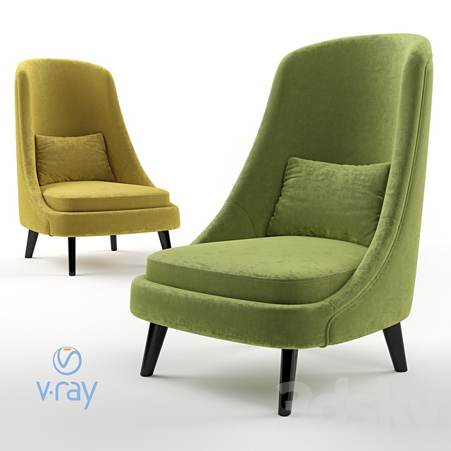 Hamilton Conte Paris. CHARLOTTE chair