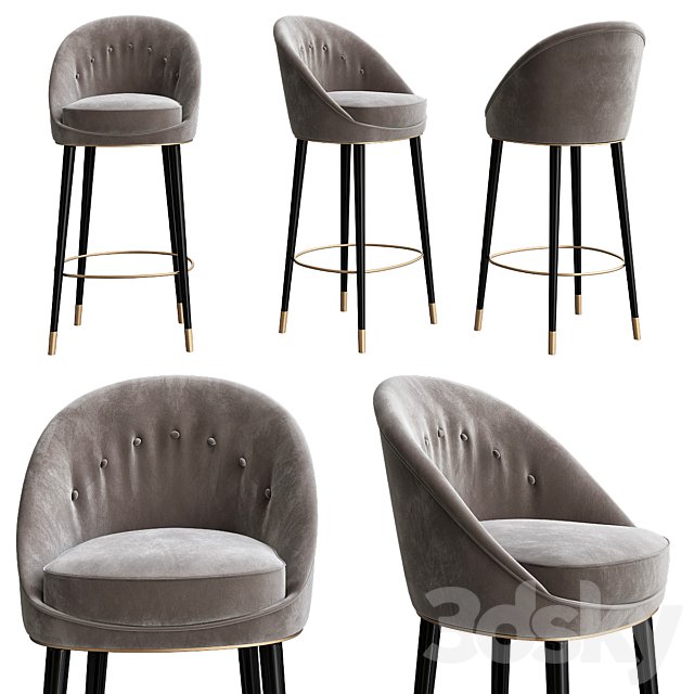 Malay bar chair by Brabbu